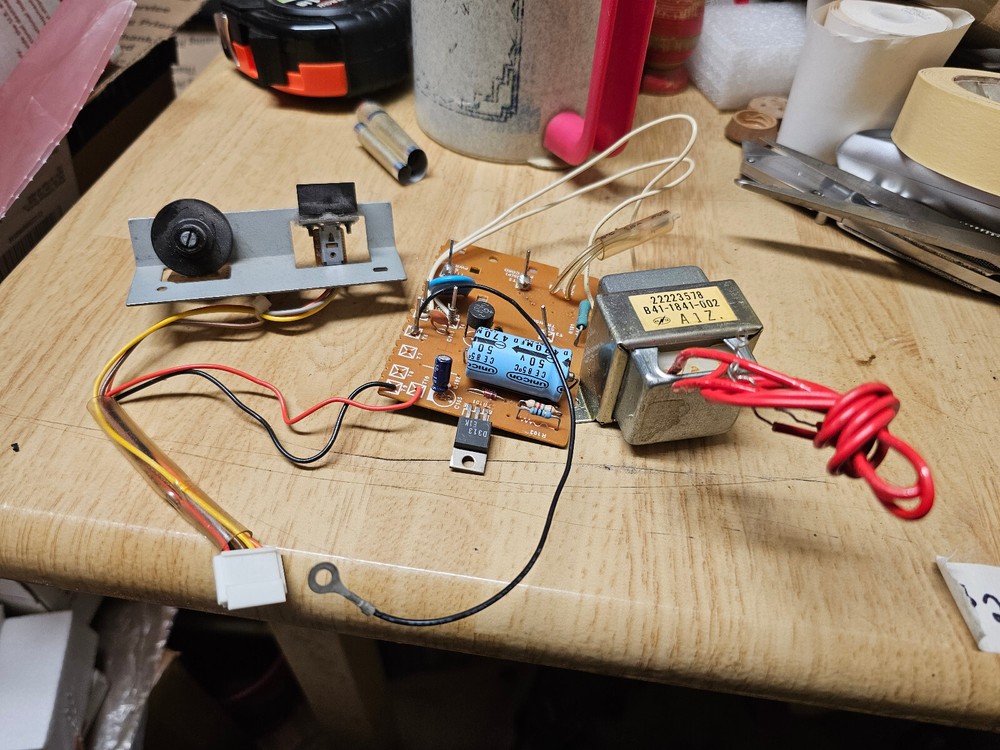 Realistic LAB-395 Electronics Transformer, PCB, And Controls