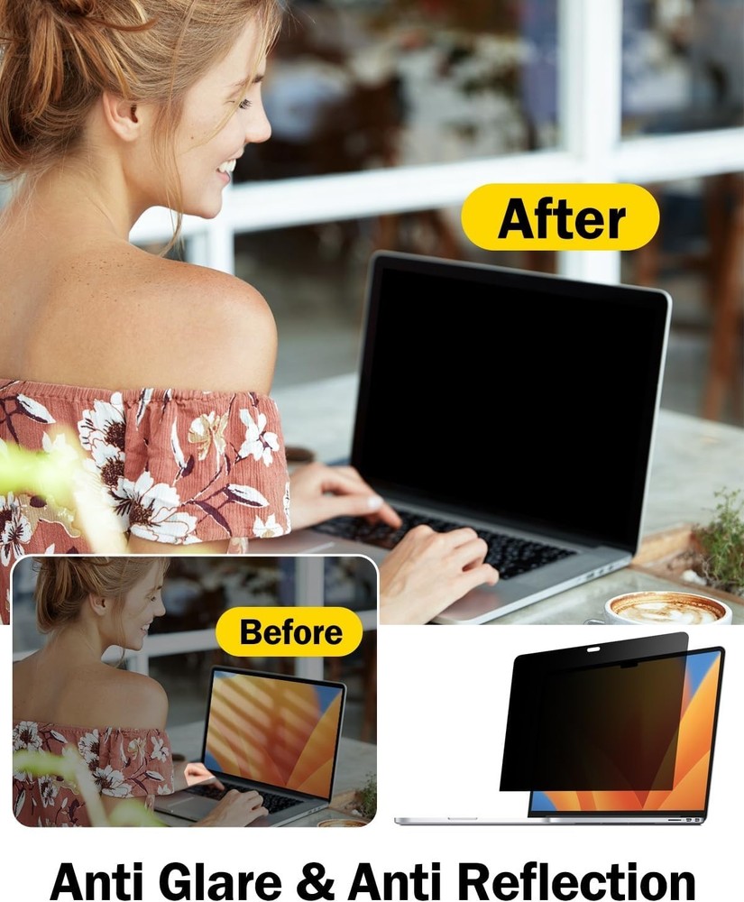 Touch Sensitive Privacy Screen Shield for MacBook Pro 14" - Maximum Protection