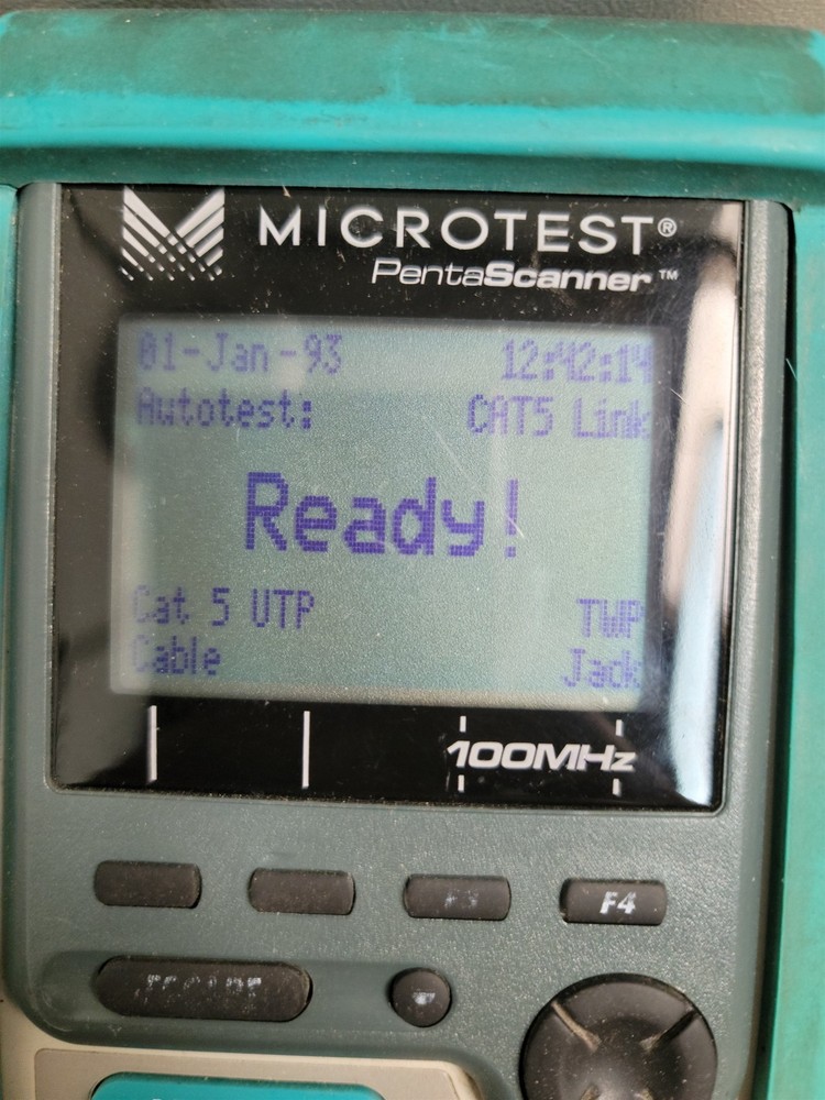 Microtest Pentascanner 350 Cable Tester - Needs New Battery