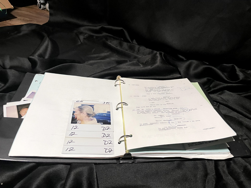 Northern Exposure Script with Cast Polaroids - Let's Dance