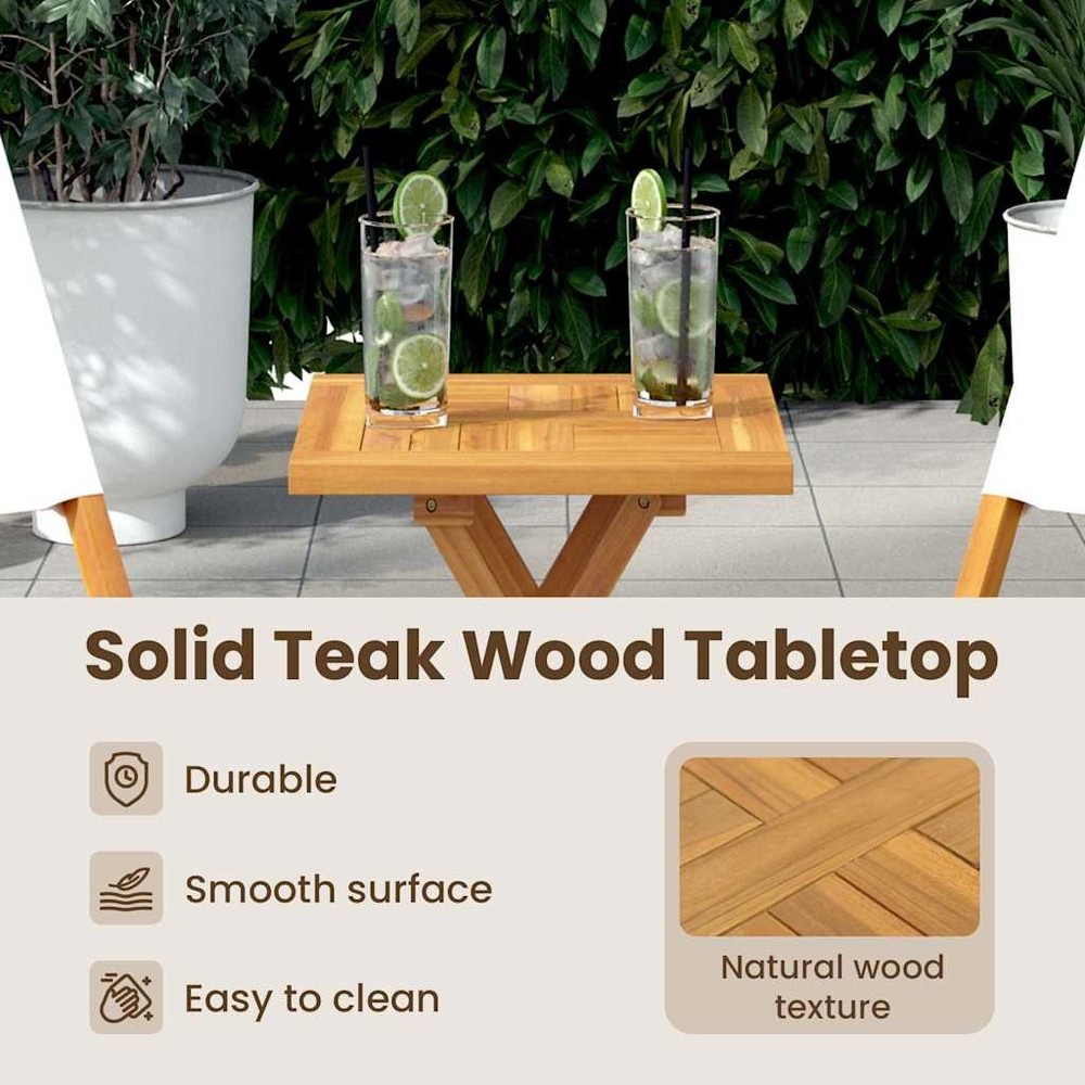 Square Table Top Dining Table Top for Home Kitchen Solid Wood Teak vidaXL