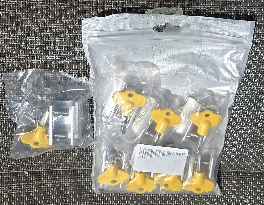 Window Locks,8 Pack Sliding Window Locks with Key for Vertical & Horizontal S...