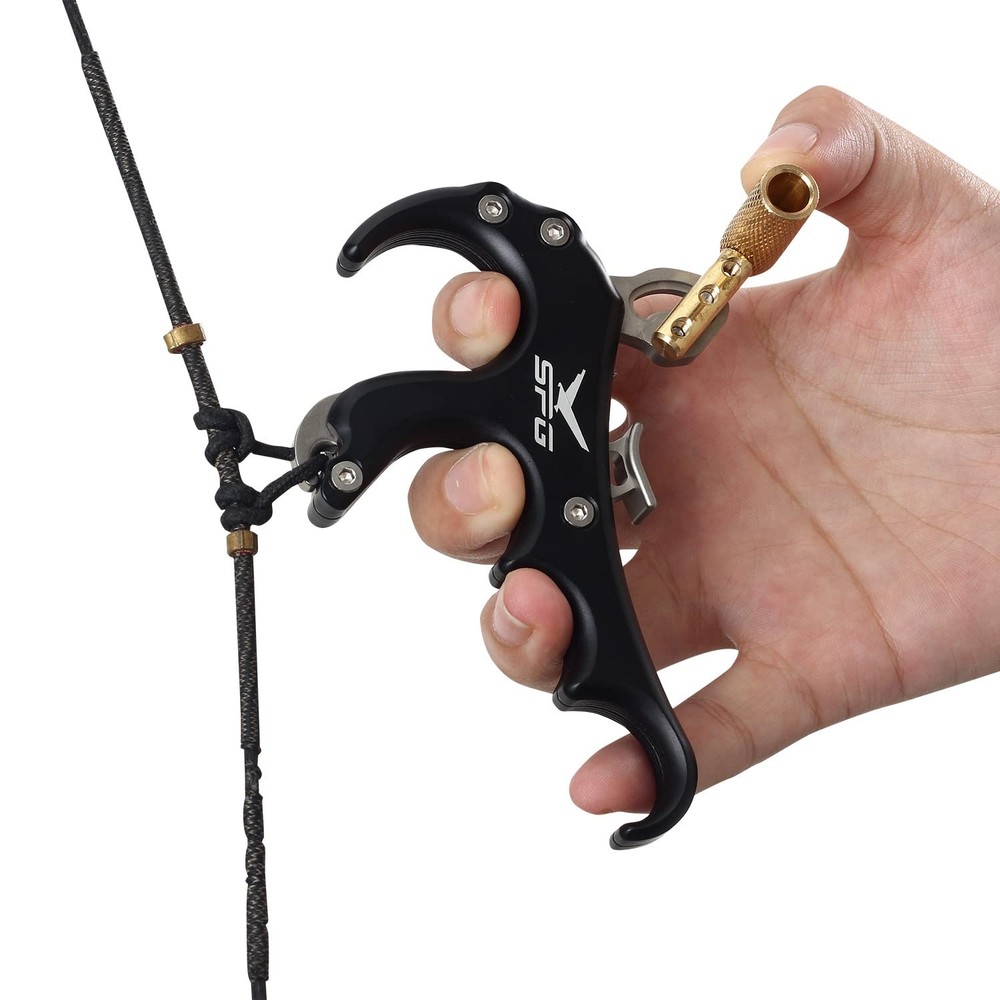 Archery Compound Bow Release Aid Archery Release Bow Thumb Release for Compou...