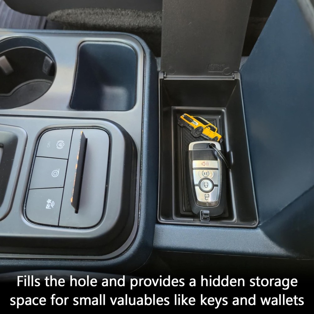 TOPINSTALL Console Hidden Storage Box Compatible Console-sized, black or gray
