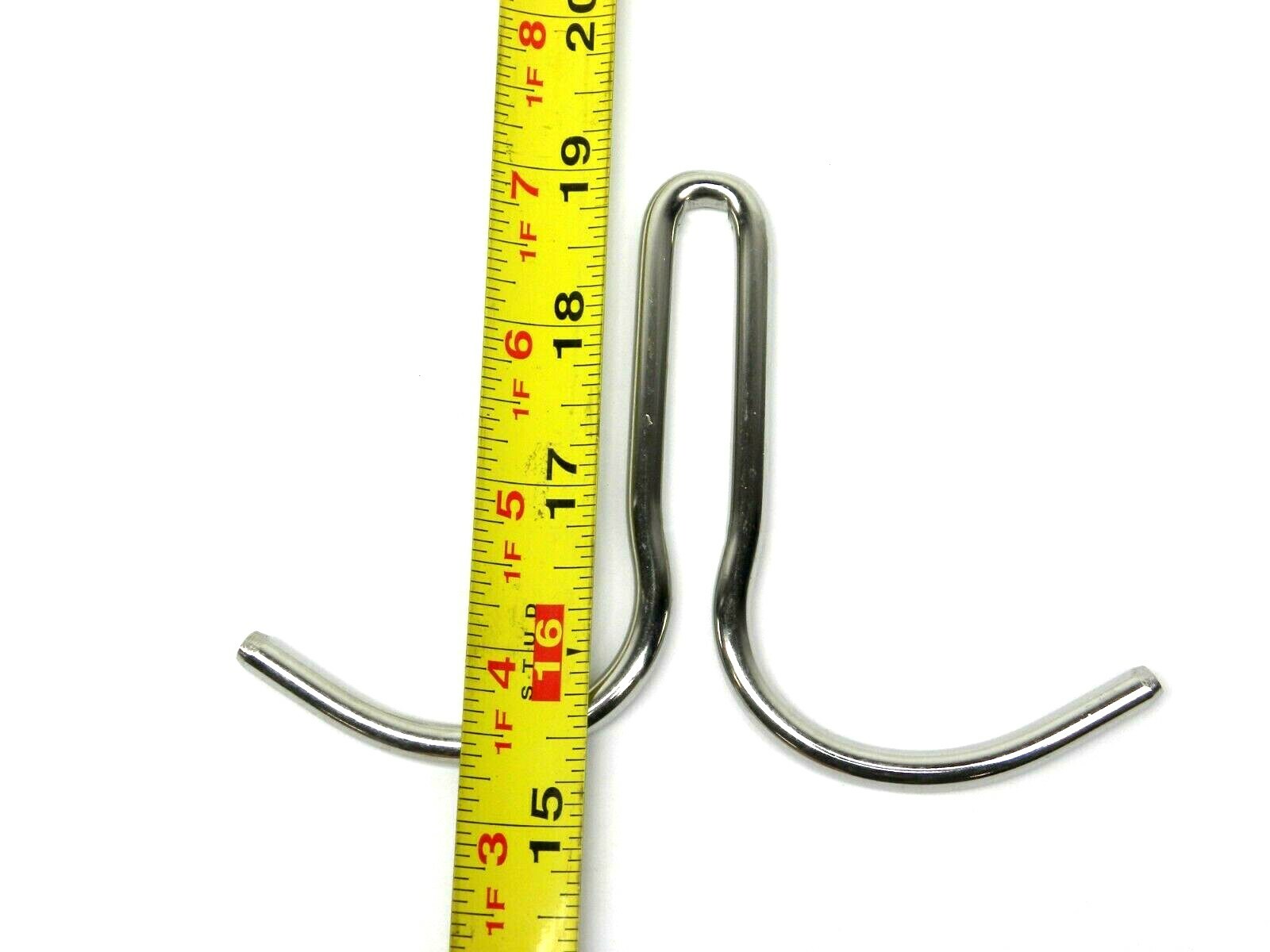 NEW!! STAINLESS Component Hardware S/S DOUBLE OR SINGLE Sliding Pot Rack Hook FR