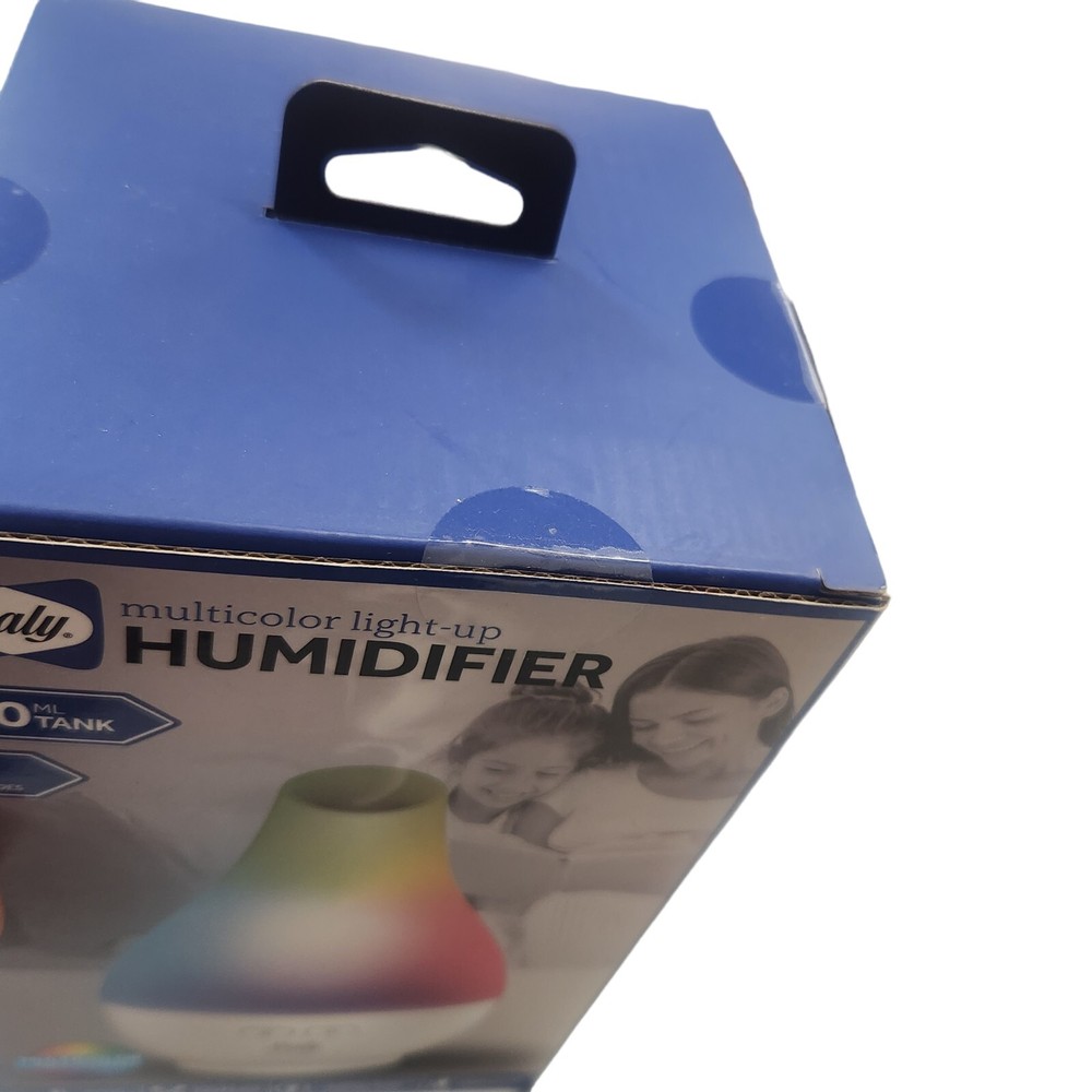 Sealy Light-Up Humidifier Multicolor Aroma Diffuser 2 Mist Modes Quiet Operation