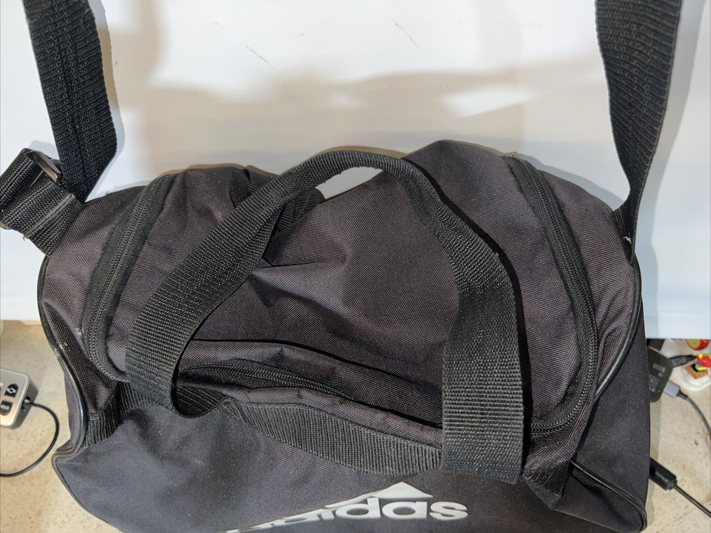Adidas Black Duffel Bag