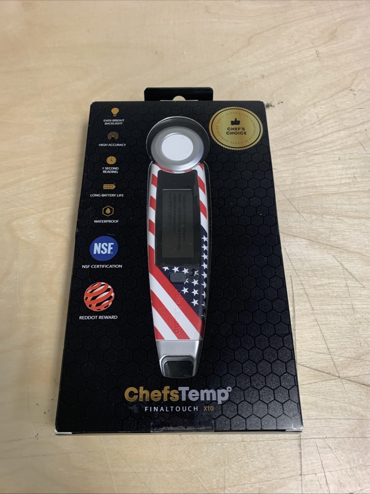 Instant Read Digital Meat Thermometer Waterproof with Backlit Display & Probe