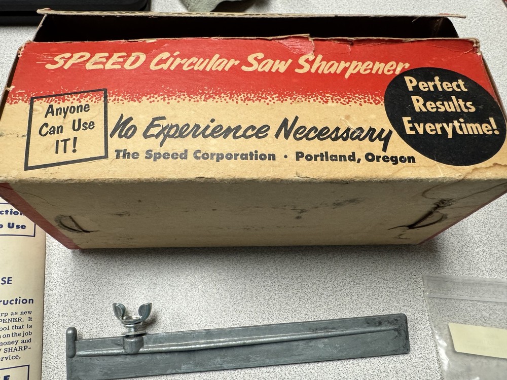 Speed Circular Saw Sharpener