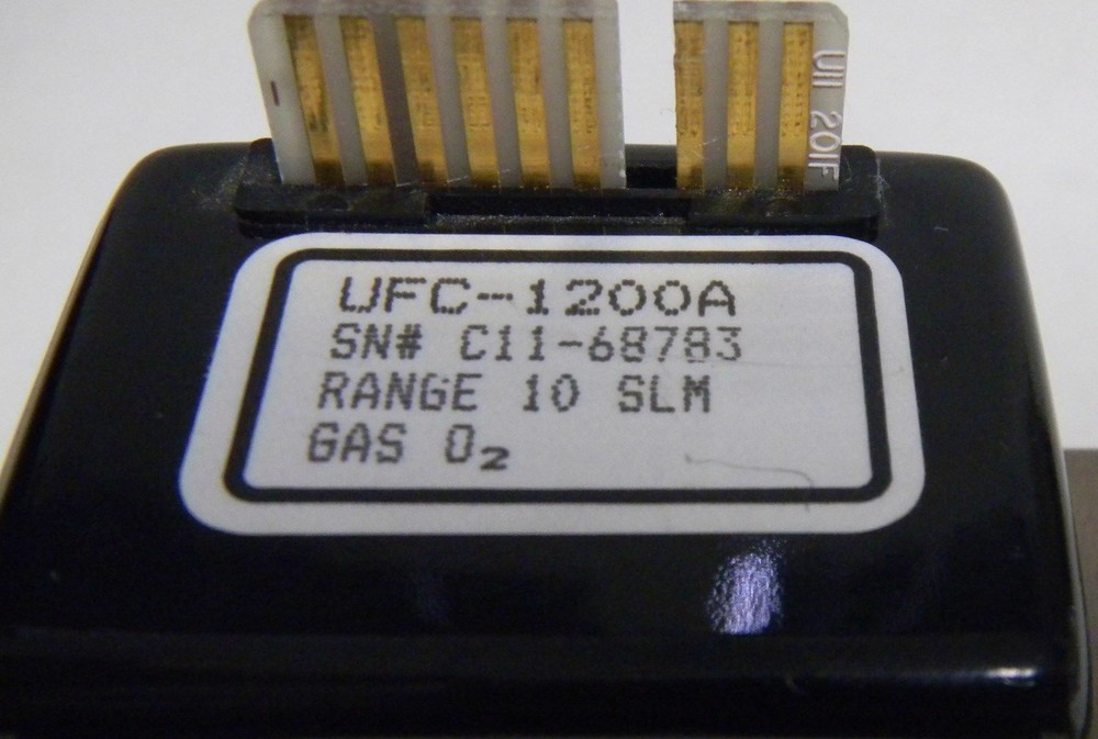 Unit UFC-1200A Mass Flow Controller, Gas- O2, Range- 10 SLM, Used