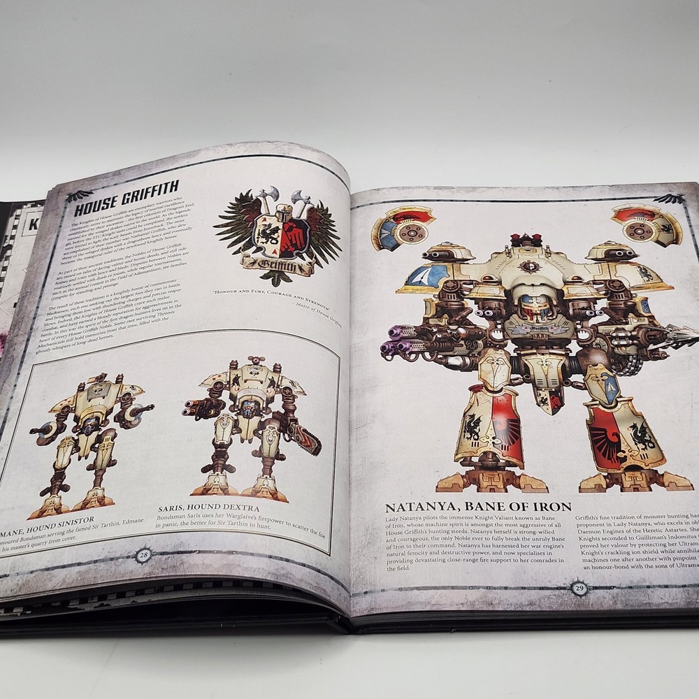 Warhammer 40k Imperial Knights 6th Edition Codex Mint Condition