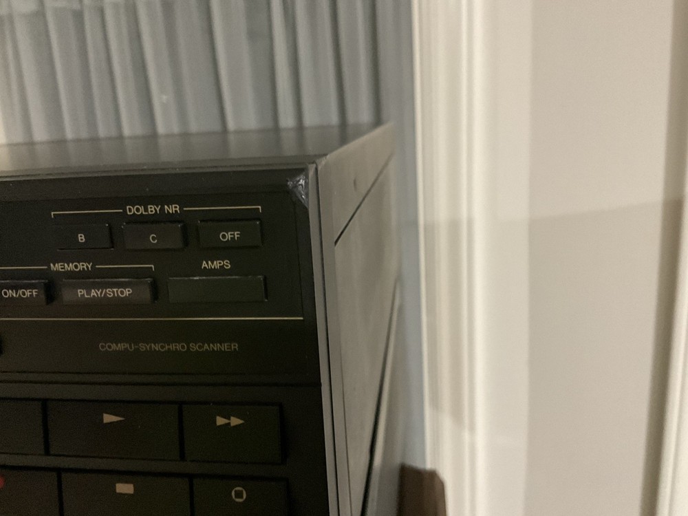 Almost Mint! Sansui D590r Auto Reverse Cassette Deck Black