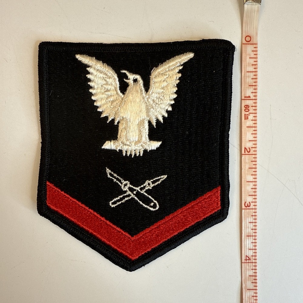 US Navy Lithographer Patch Petty Officer Third Class Unused