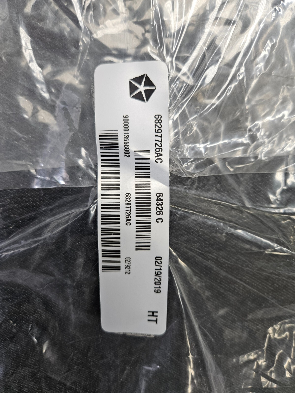 Jeep Wrangler JL 2018-2025 Freedom Panel OEM Storage Bag 68297726AC