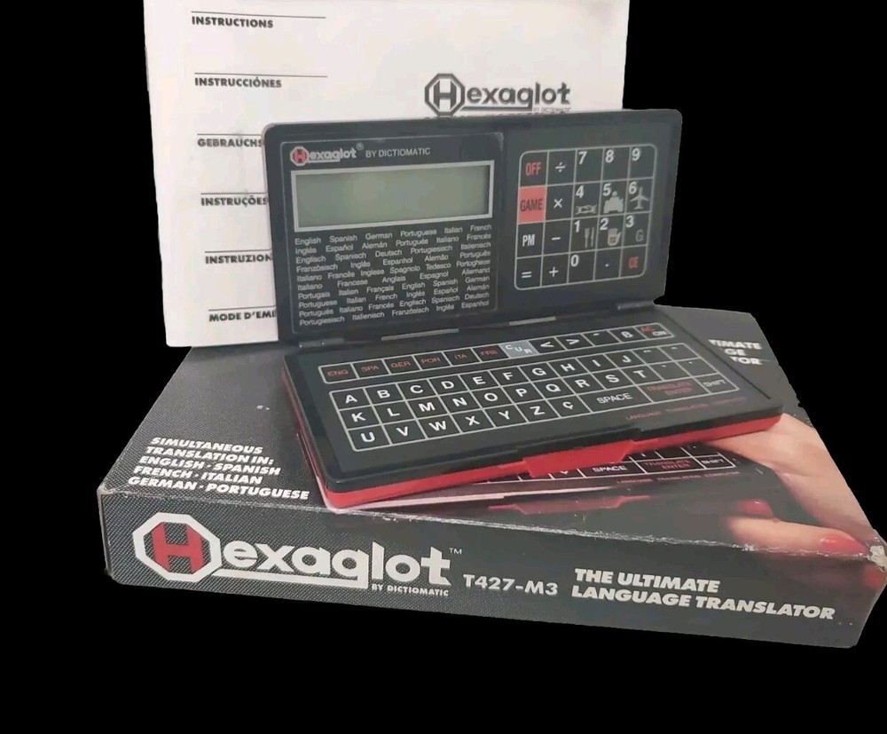 DICTOMATIC HEXAGLOT T-427 M3 LANGUAGE TRANSLATION COMPUTER