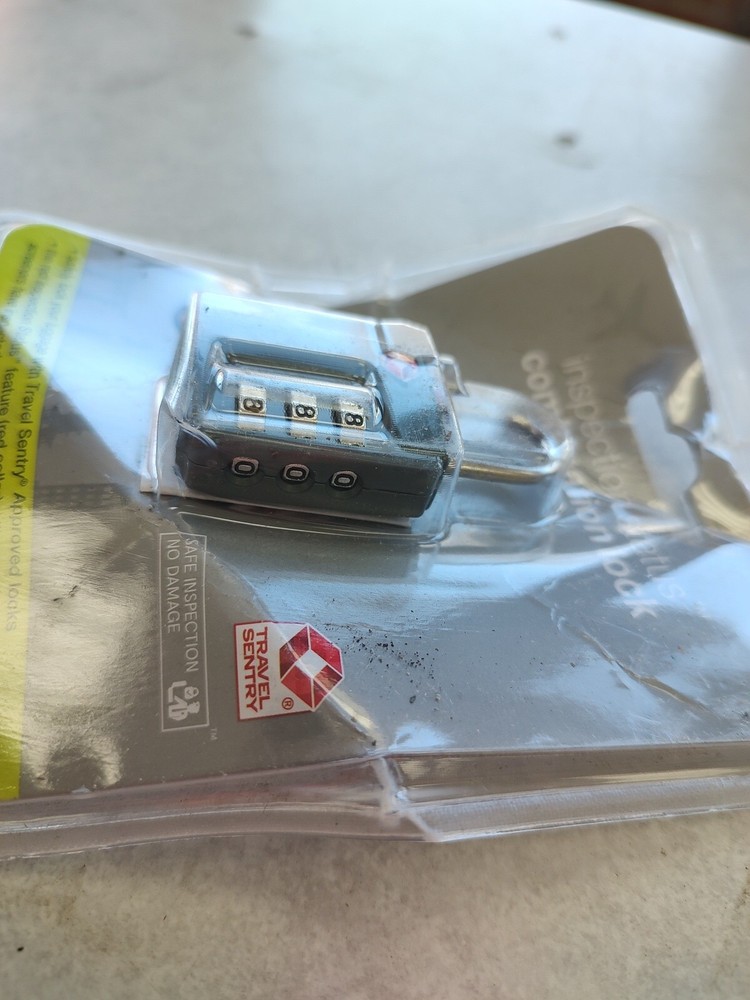 CVS TSA Inspection Status Combination Lock