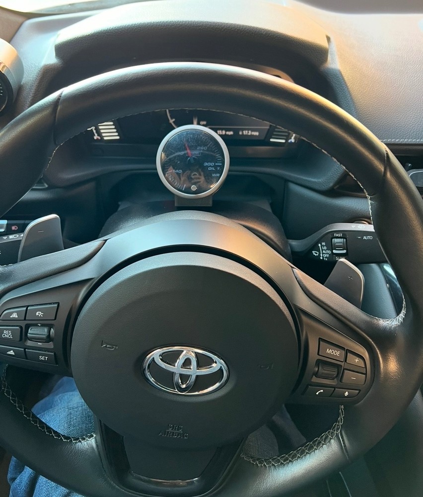 52mm Universal Single Black Gauge Pod Mount Holder