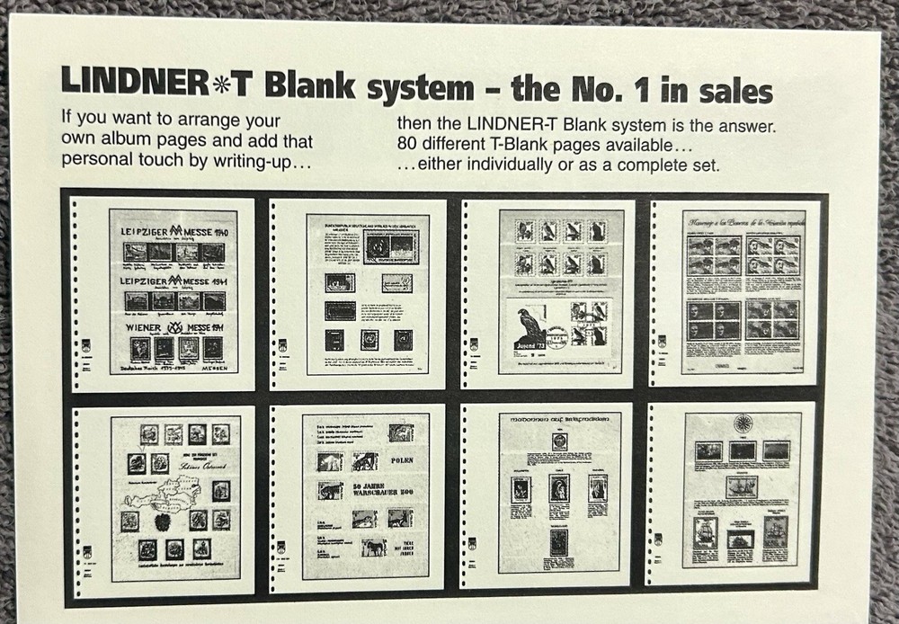 VINTAGE 2000 / 2001 LINDNER STAMP SUPPLIES & ACCESSORIES CATALOG - 92 PAGES