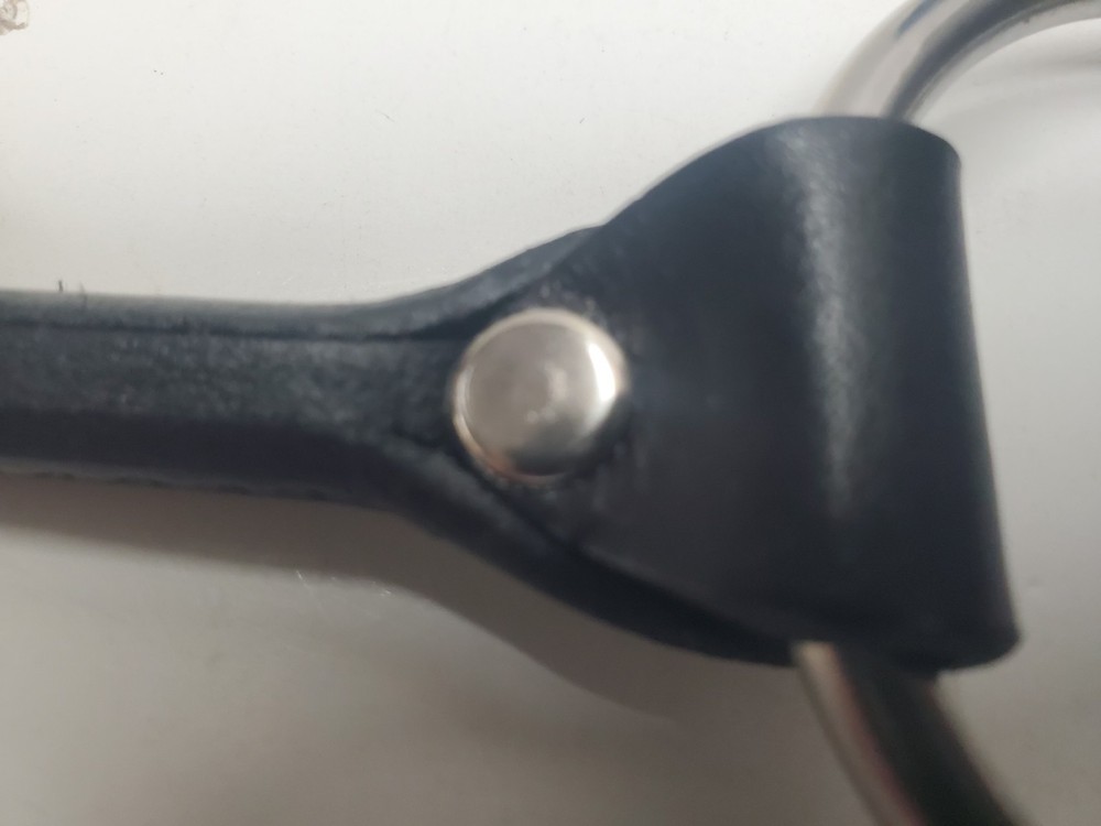Loose Ring Leather Snaffle Bit Unbranded