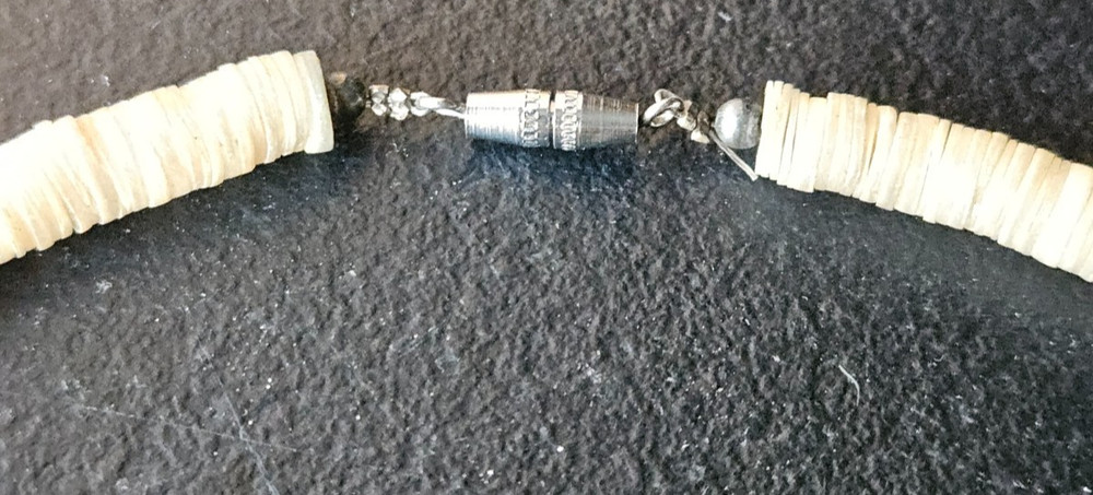 PUKA SHELLS / TURQUOISE NECKLACE. 15 INCH