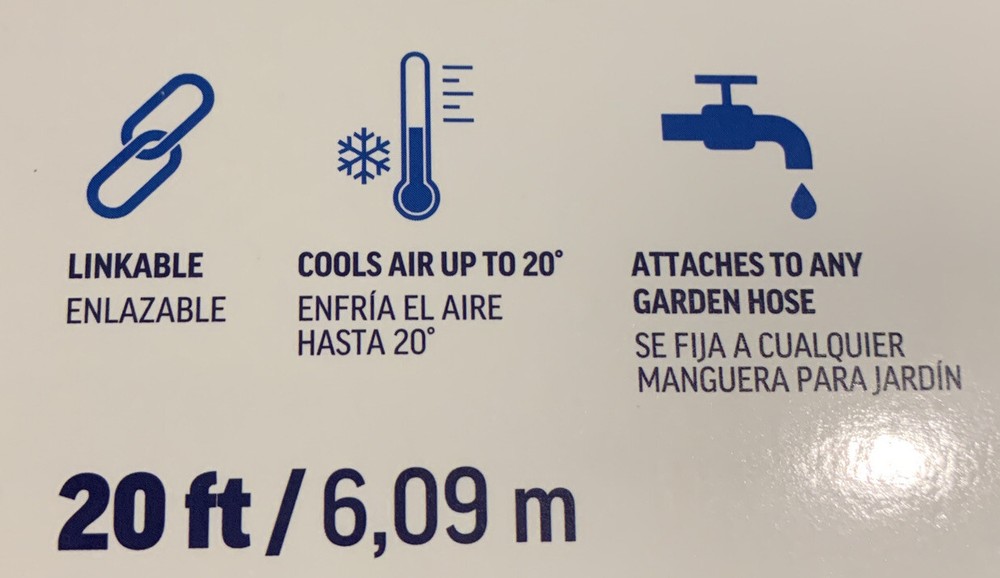 Project Source Cooling Mist Kit Quick Attach Simple Hose Setup NEW #3649681