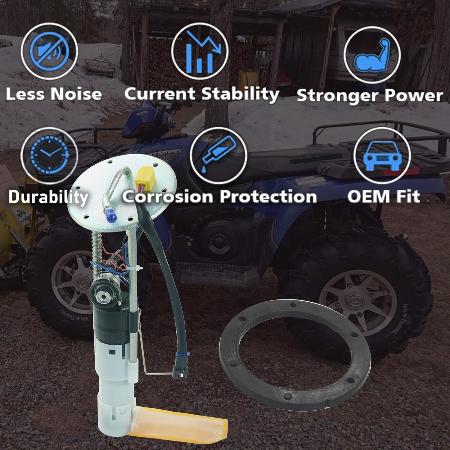 22520437 For 2005-2007 Polaris Sportsman 500 700 800 EFI Fuel Pump Assembly