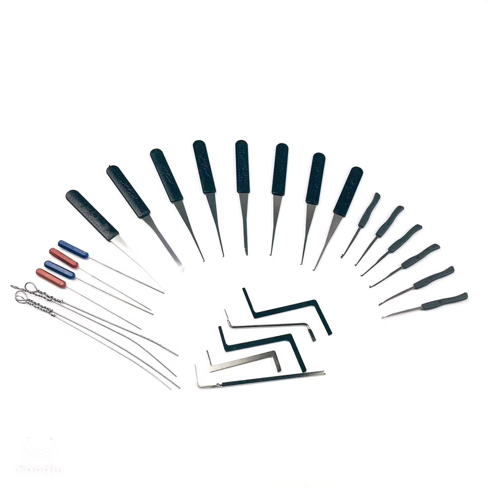 Locksmith Extractor Tools Kit Broken Key Remove Tool Set with Tension Wrench Too