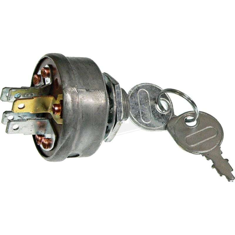 Ignition Switch 5/8" Threaded Stem 3 Positions 5 Terminals Compatible Parts
