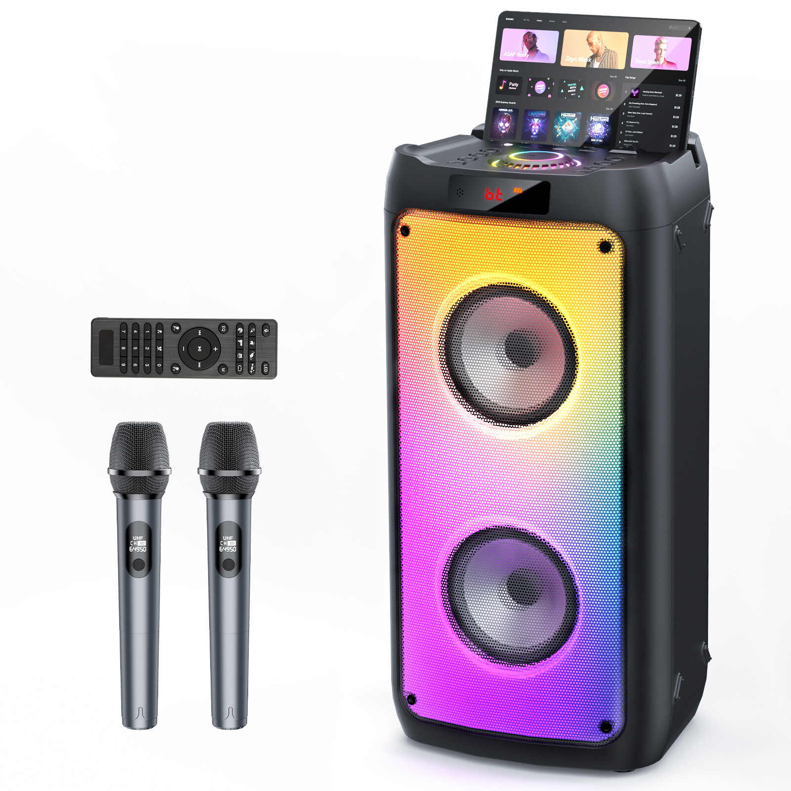 JYX Party Karaoke Machine,Powerful Bluetooth Speaker,For Wedding/Party/Birthday