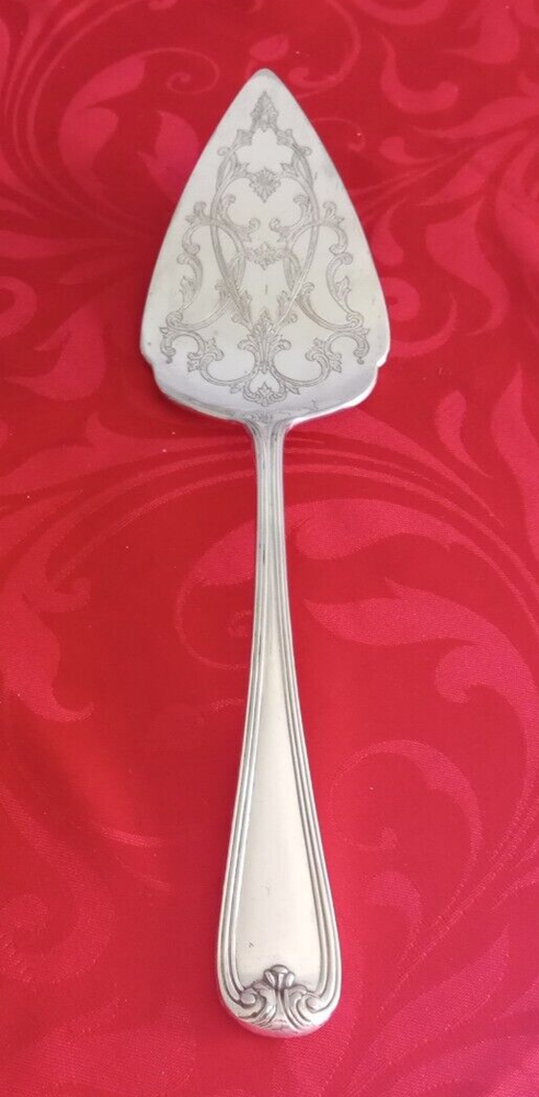 Gorham silverplate Heritage pie server 11 1/2" EUC polished
