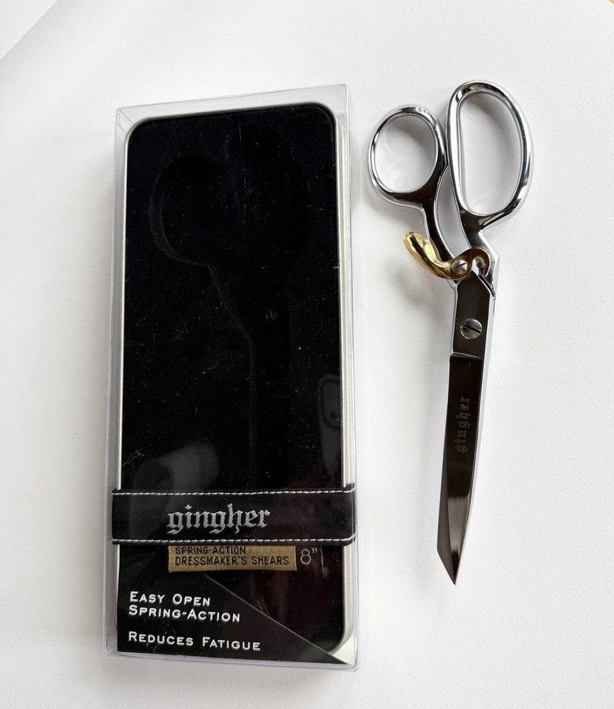 Gingher Scissors 8” Spring-Action Dressmakers Shears G-8SA