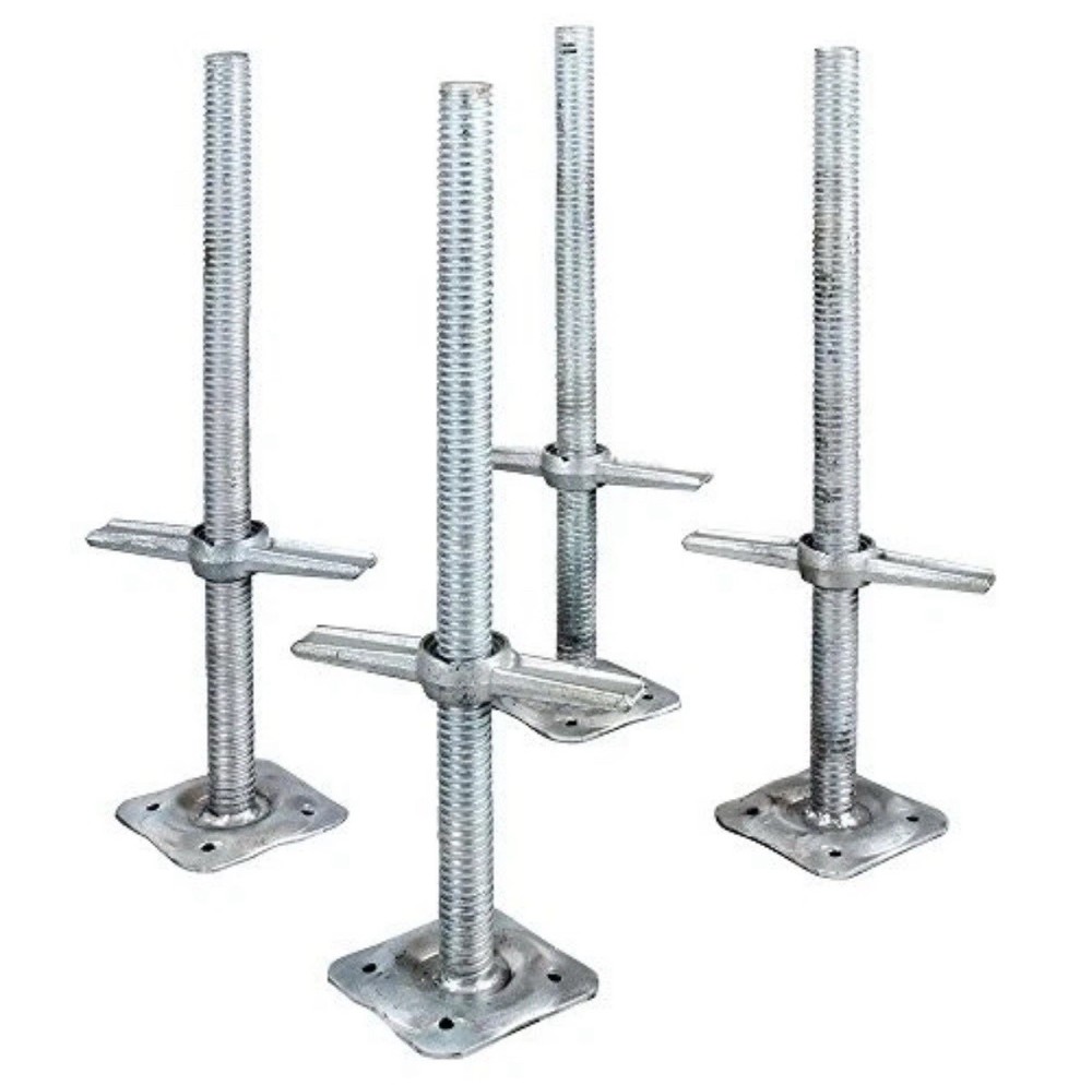 Metaltech Adjustable Leveling Jacks, 4-Pk., For Baker-Style Scaffolding, Model#