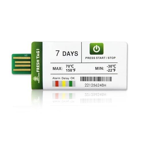 Freshliance Disposable USB Temperature Data Logger 10 Pack for Cold Chain