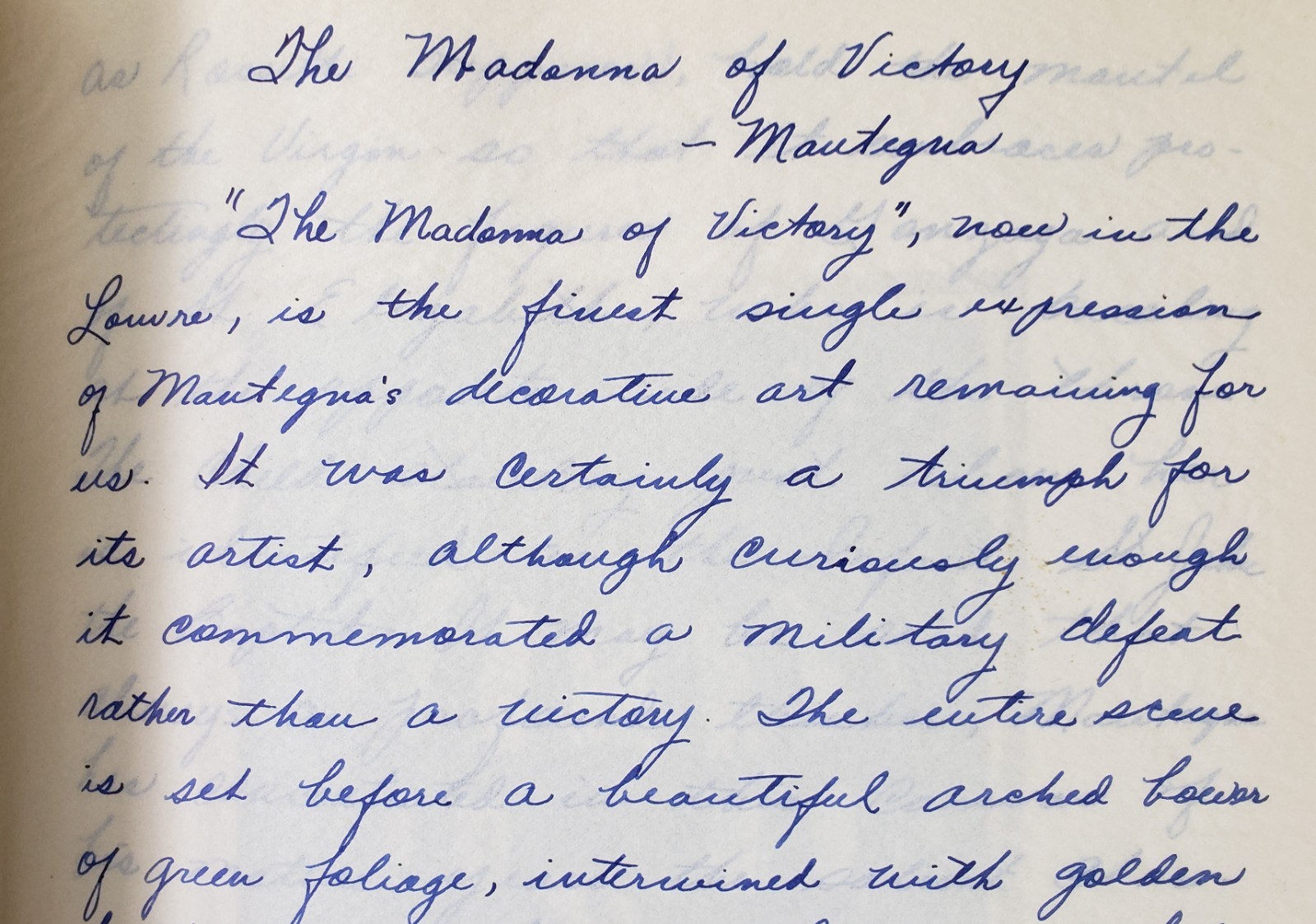 Antique Rare Manuscript Art Masters Hand Written History Commentary Illustrated