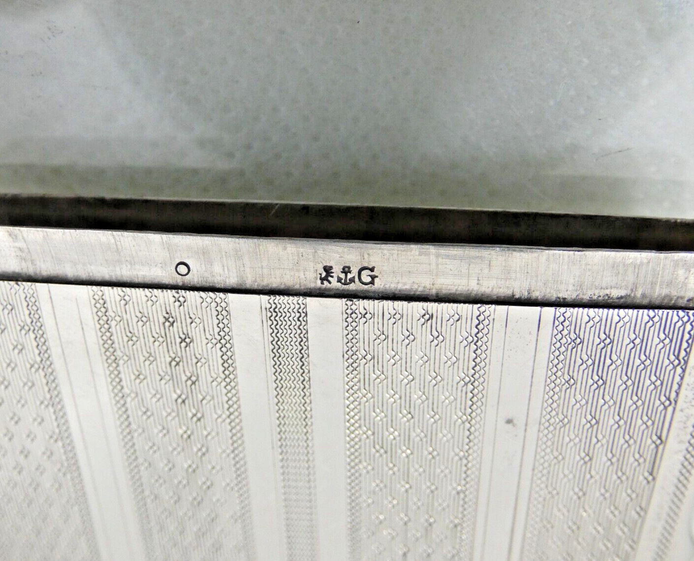 VERY FINE ANTIQUE GORHAM COIN SILVER CARD CASE American 1870's