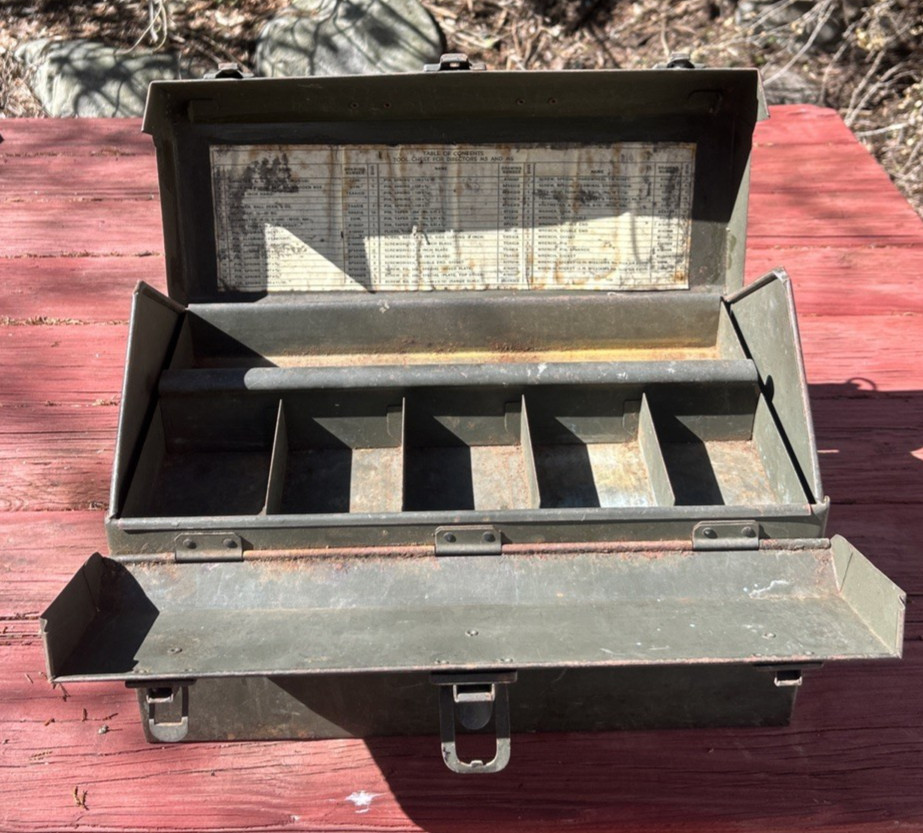 Vintage MILITARY TOOL Box ????