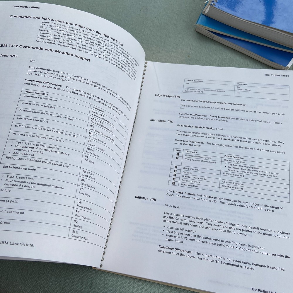 IBM Book Laser Printer Technical Reference 2380 2381 Users Guide Manual 1st Ed.
