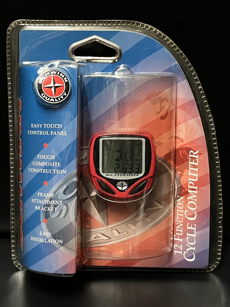 SCHWINN WIRED 12 FUNCTION BIKE CYCLING COMPUTER SPEEDOMETER TRIPMETER ODOMETER
