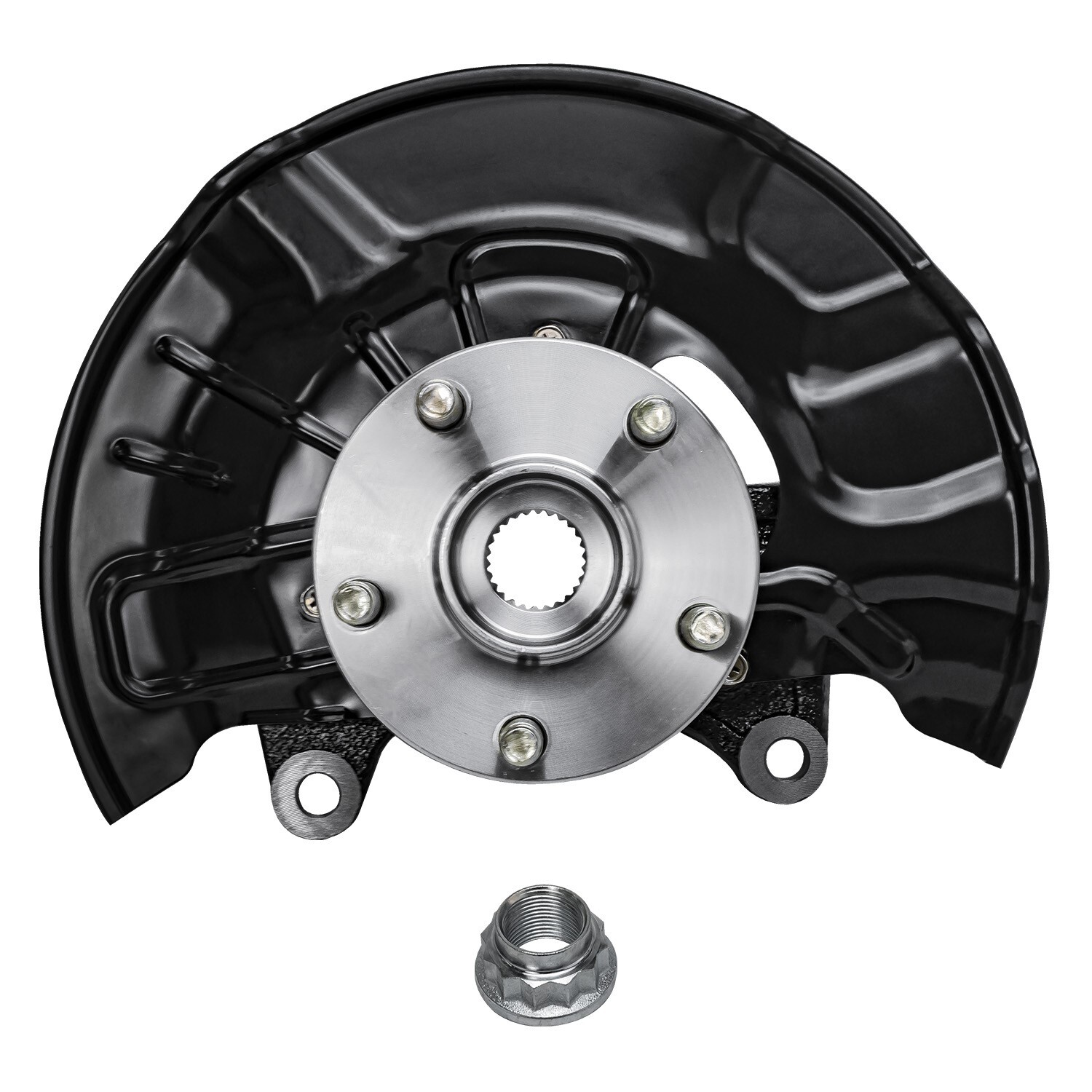 Front Steering Knuckles & Wheel Hub Bearings for 2014-2018 Toyota Corolla Matrix