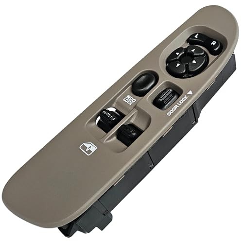 Window Master Switch and Bezel Set for 2002-2009 Dodge Ram (Regular Cab, Tan