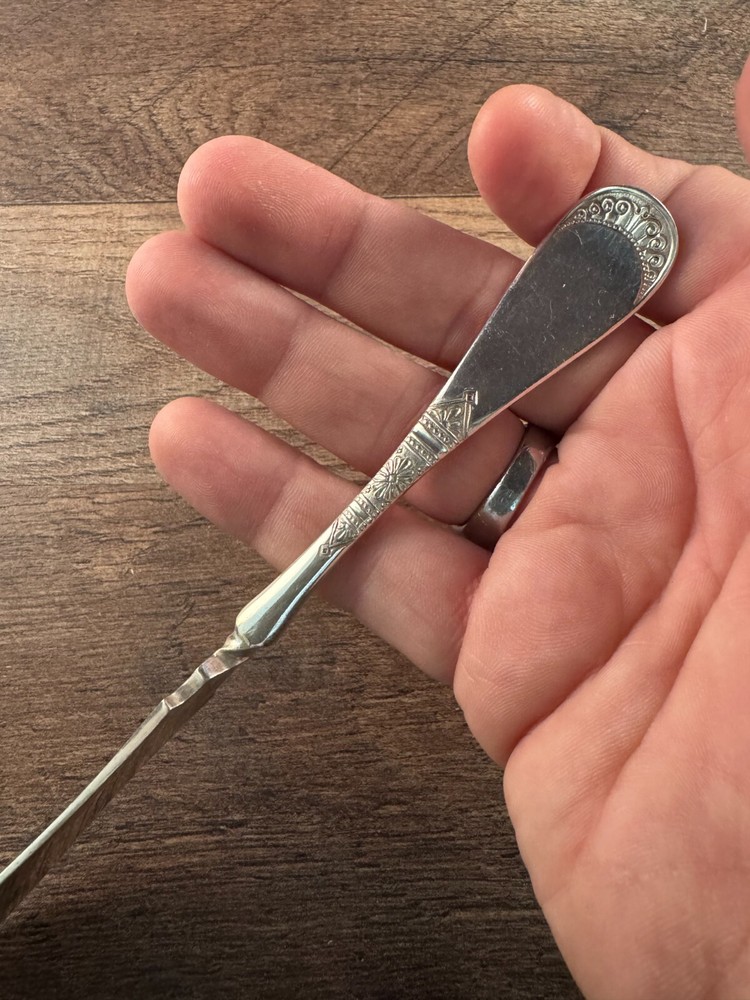 C. Rogers & Bros Ruby/Canton Pattern Master Butter Knife Silverplated