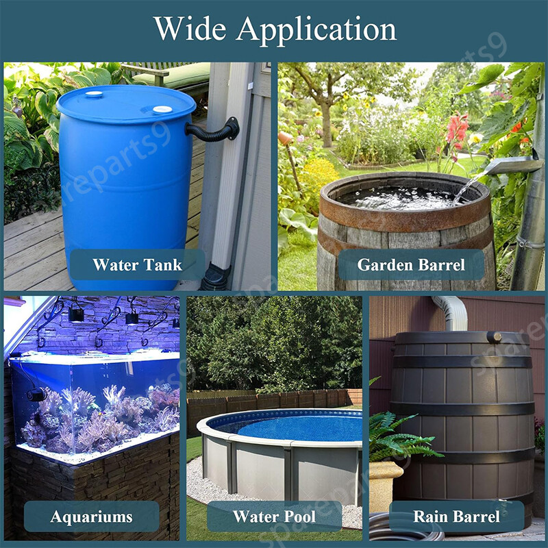 Stainless Steel Bulkhead Tank Fitting 3/4" GHT Male to 1/2" NPT Female Thread