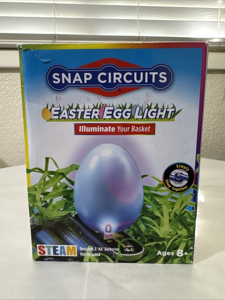 Snap Circuits Stem Decorate Illuminated Basket Stuffers Easter Egg Light Kit