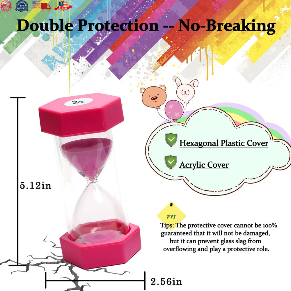 5 Minutes Sand Timer, Hourglass Timer, Kitchen Timer, Clock Timer, Games, Clas
