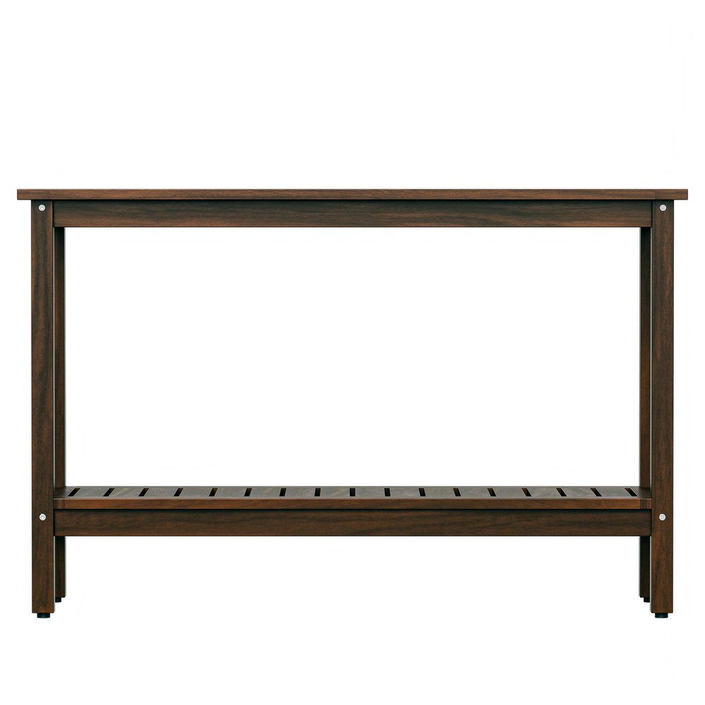48'' Console Sofa Table with Storage Shelves Entry Way Table for Patio Coffee
