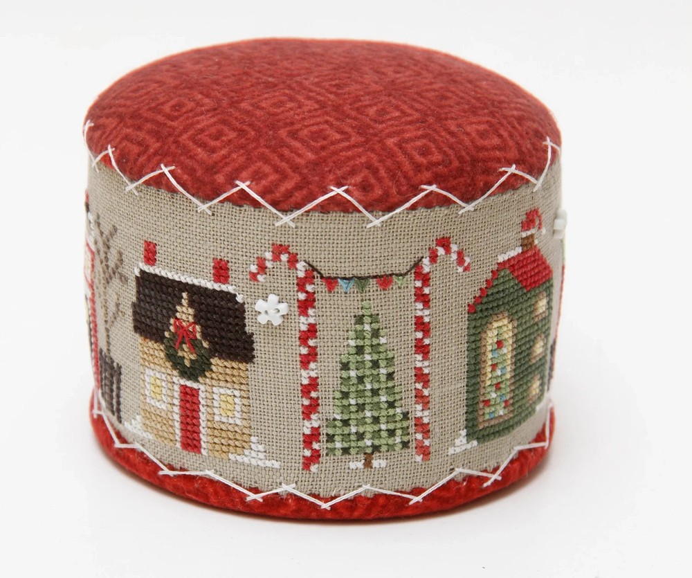 Heart in Hand Counted Cross Stitch Pattern ~ Christmas Tiny Town ~