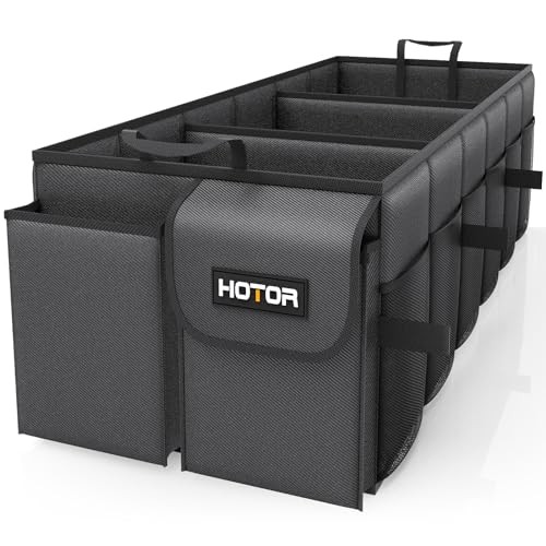 Foldable Trunk Organizer - SUV & Sedan Compatible, 3 X-Large Black