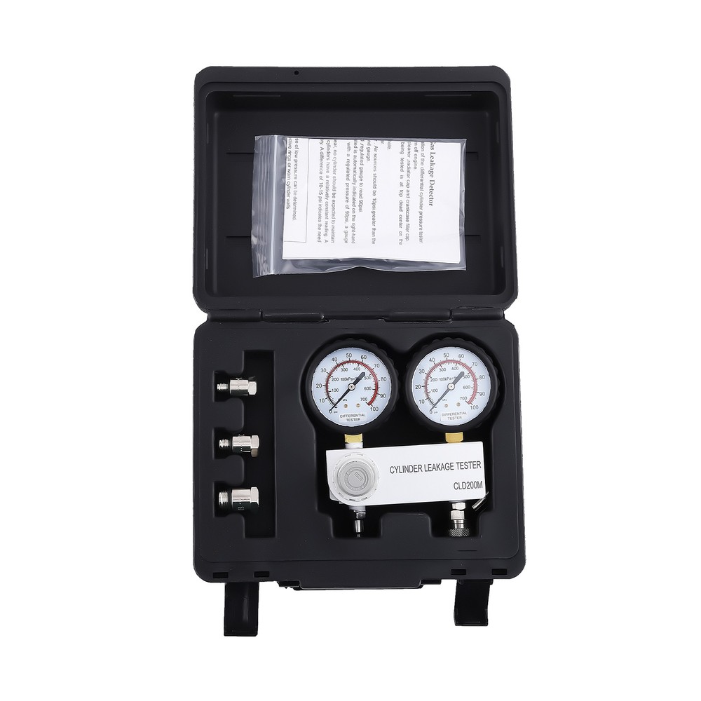Cylinder Leak Down Tester Engine Compression Diagnostics Test Tool Kits
