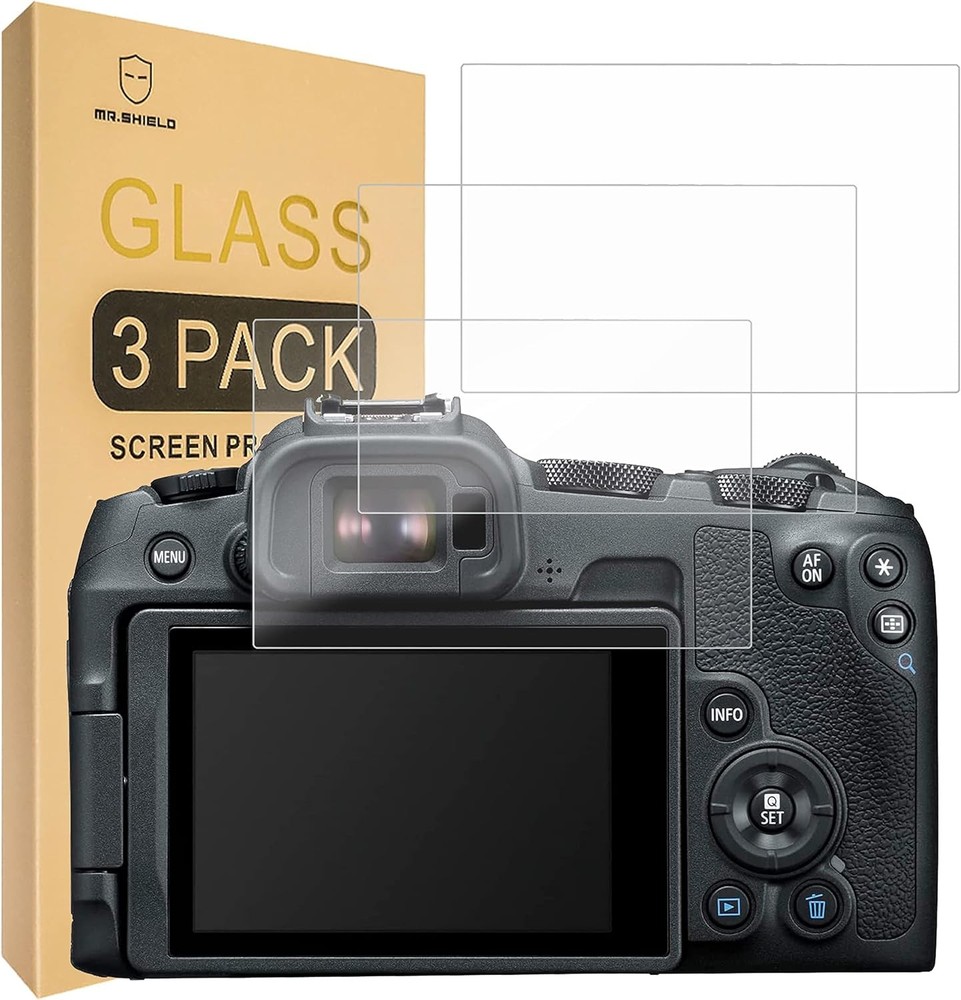 Mr.Shield [3-Pack] Screen Protector For Canon EOS R8 Camera [Tempered clear