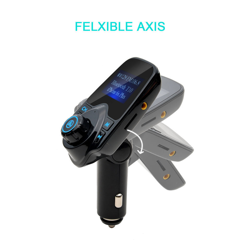 Bluetooth Car FM Transmitter Wireless Radio Adapter USB Charger Mp3 Player